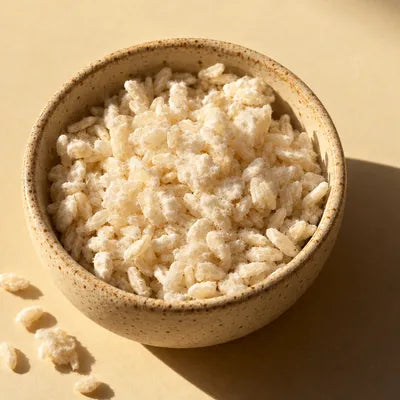 Koji rice in a bowl